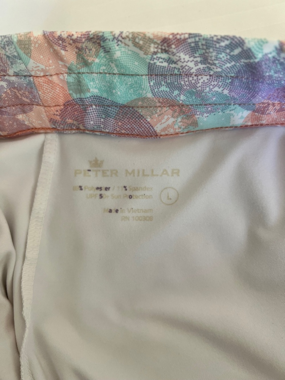 Peter Millar Pastel Multi-Color Circle-Print Skort - Picture 7 of 9